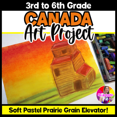 Canadian Art Project Prairies Art Lesson Canada Art Activity Summer Display