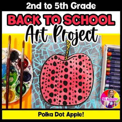 Back to School Yayoi Kusama Apple Art Project Video Art Lesson Famous Artist Art