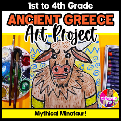 Ancient Greece Minotaur Art Project Greek Mythology Art Lesson Art History