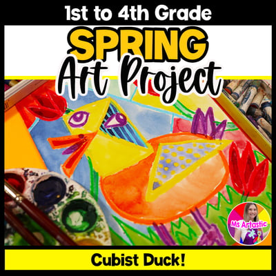 Art History Spring Art Lesson Pablo Picasso Duck Art Project Spring Duck Artwork