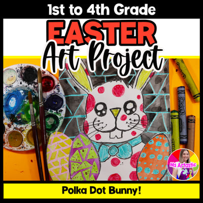Art History Easter Bunny Art Lesson Yayoi Kusama Inspired Easter Art Project