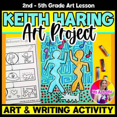 Keith Haring Art Project Art And Write Pop Art Lesson Artist Study Art Activity