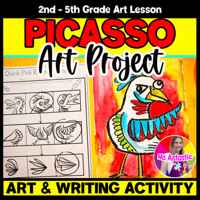 Picasso Birds Art Project Art And Write Cubism Lesson Artist Study Art Activity