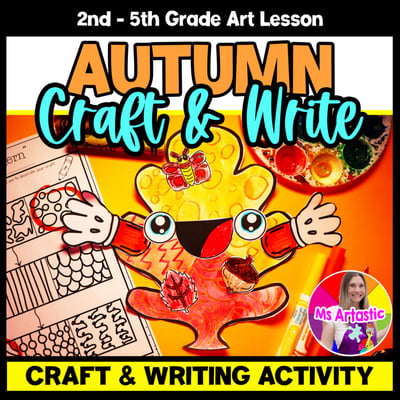 Autumn Leaf Craft and Write Fall Writing Activity Autumn Craft Project Writing