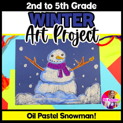 Winter Snowman Art Lesson Snowman Art Project Winter Art Activity with Reading