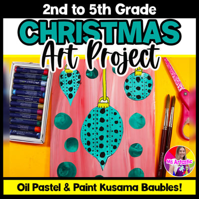 Yayoi Kusama Christmas Ornament Art Project Christmas Art Lesson Art Activity