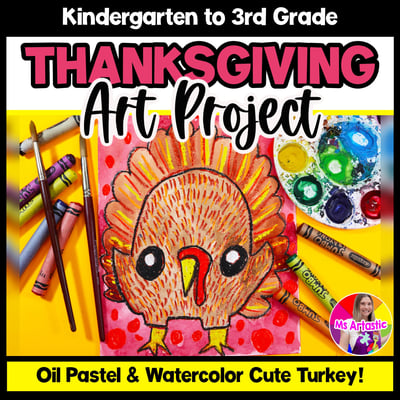 Art Project Thanksgiving Art Lesson Turkey Artwork Kindergarten Primary Line Art