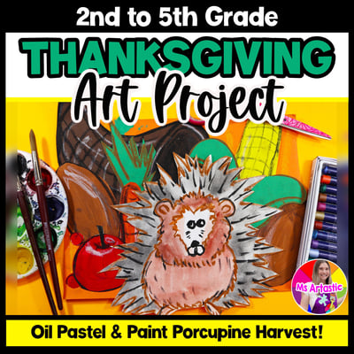 Thanksgiving Art Lesson Cornucopia Art Project Thanksgiving Art Activity