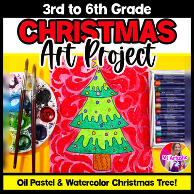Christmas Art Lesson Christmas Tree Art Project Christmas Tree Art Activity