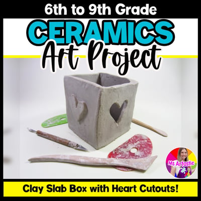 Ceramic Slab Pot Lesson Clay Box Project Ceramics Handbuilding Art Activity