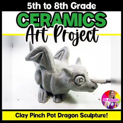 Ceramic Art Lesson Dragon Clay Art Project Ceramics Activity 3D Art Lessons