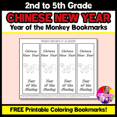 FREE Chinese New Year, Year of The Monkey