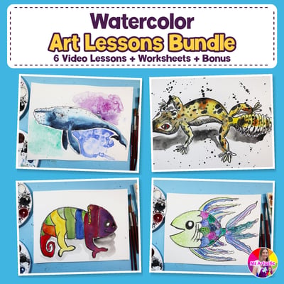 Watercolor Art Lessons Watercolor Art Projects Paint Watercolor Painting Lesson