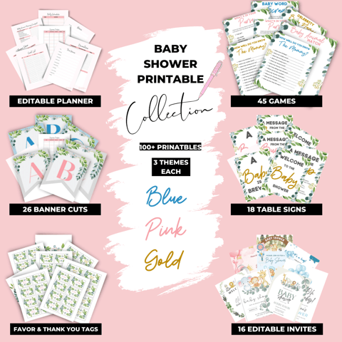All-in-One Baby Shower Printables Pack