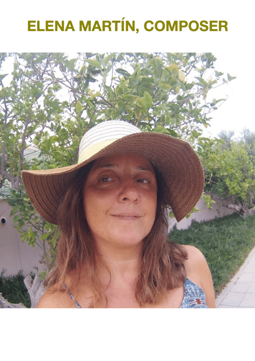 Elena Martín enjoying her Mediterranean paradise!