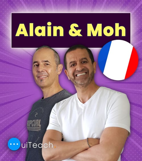 Learn French with Alain and Moh