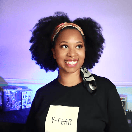 Image of Karama Horne aka theblerdgurl