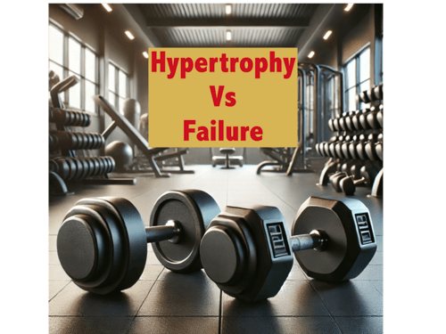 Hypertrophy training vs. failure training: A gym-goer lifting weights with controlled form, focusing on smart muscle growth for men over 40.