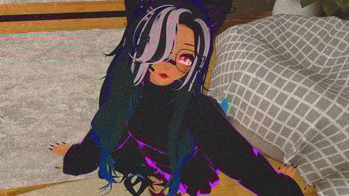 image of personal avatar edit in a cutesy cat style