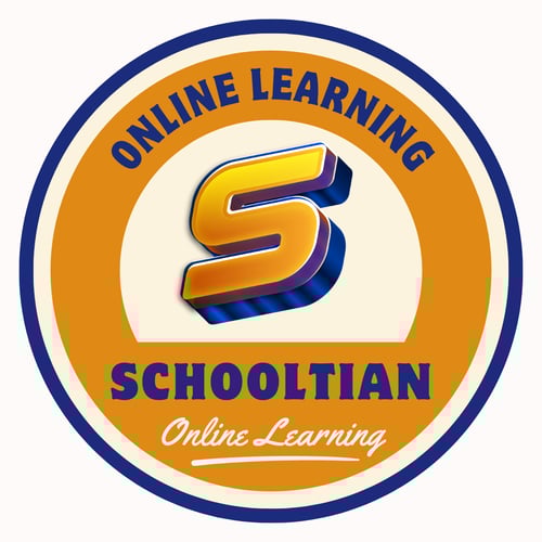 Schooltian Online Learning is alogo based on school and my surname mottian. The two words 'school' and 'mottian' have been merged to form 'schooltian'