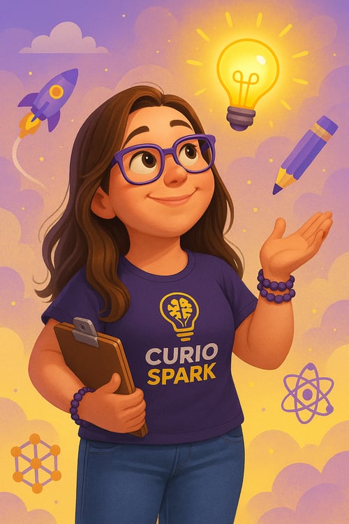 “Devin Fullilove, founder of CurioSpark Collective — homeschool educator, curriculum designer, and mom of three. Dedicated to creating inclusive, secular, curiosity-driven learning resources for families, co-ops, and creative classrooms.” unschool homeschool lessons and workshops