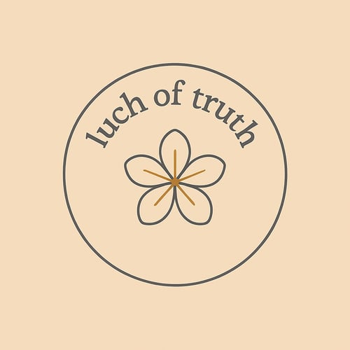 Luch of Truth logo – flower in circle with brand name