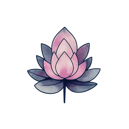 Watercolor Lotus logo