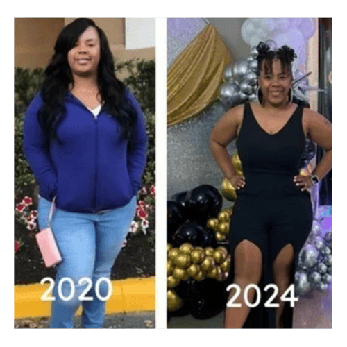 Danielle Hardy before and after side by side pictures after weight loss