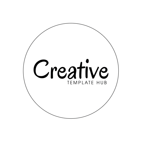 Creative Template Hub logo – a digital design brand offering PSD, AI, and CDR editable templates for banners, invitations, business graphics, and creative projects.