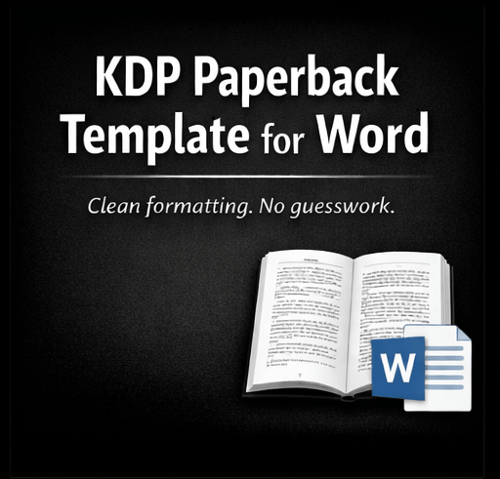 KDP Paperback Word Template