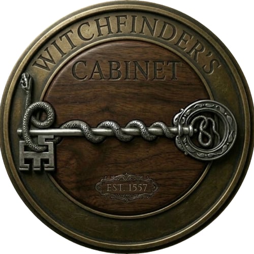 Witchfinders cabinet logo
