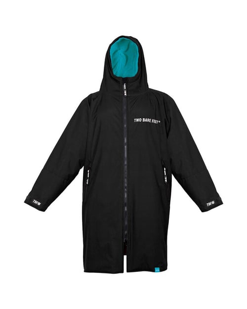 Front of a weatherproof changing robe