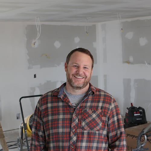 **Matt Blomquist, Build Learn Teach founder and trades instructor, on a jobsite**