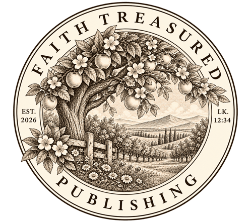 Faith Treasured Vintage Christian Publishing Stamp