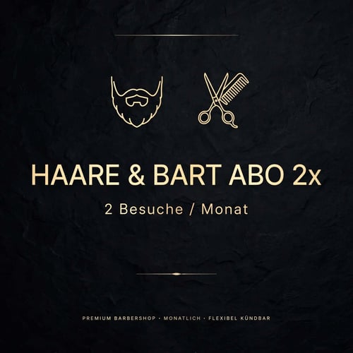 Haare & Bart Abo 2 Besuche