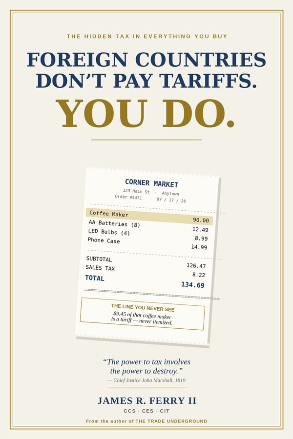 Foreign Countries Don't Pay Tariffs. You Do.