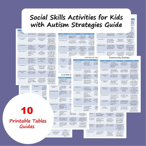 Social Skills Activities for Kids with Autism: Social Stories, SEL & Peer Buddies