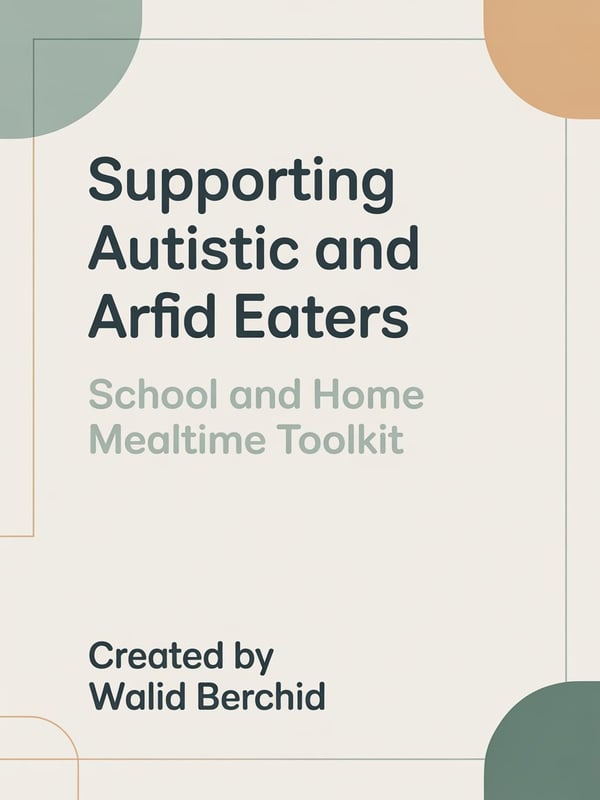 ARFID and Autism Mealtime Support Toolkit for School, Home & Therapy