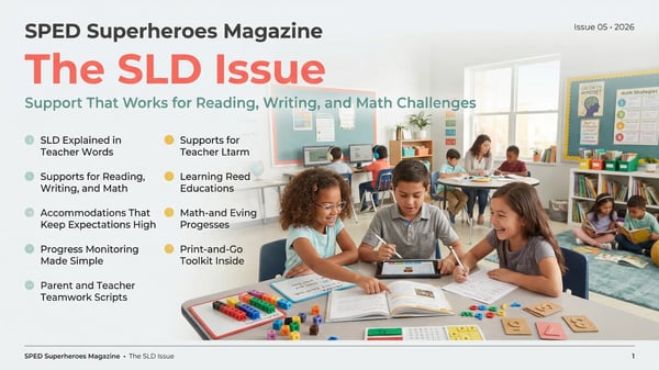 SLD Support Toolkit: Reading, Writing & Math Accommodations