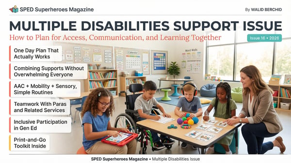 Multiple Disabilities Toolkit: AAC, Access & Daily Plans