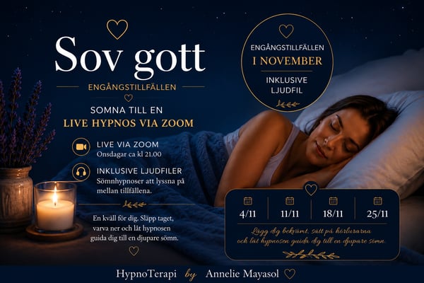 4 veckor live Zoom kurs – Sov bättre