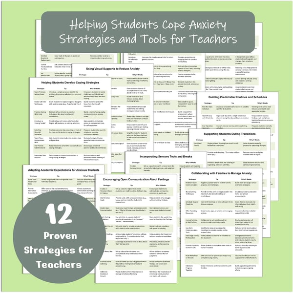 Managing Anxiety in the Classroom - Strategies for Teachers