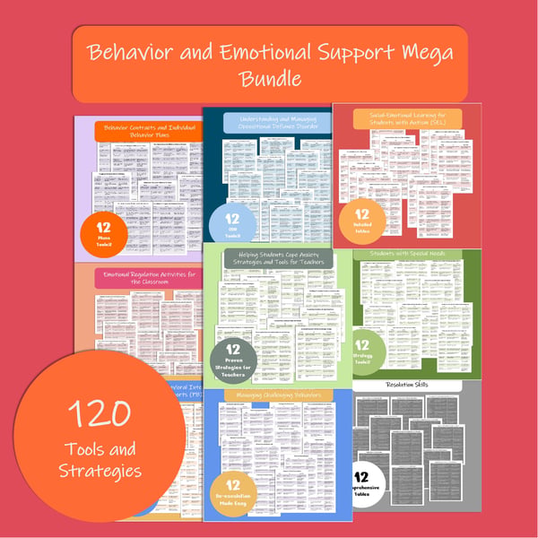 Behavior and Emotional Support Mega Bundle - 120 Strategies