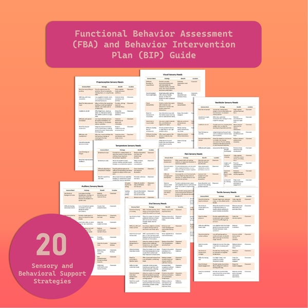 Sensory Needs Toolkit - Strategies for the Classroom