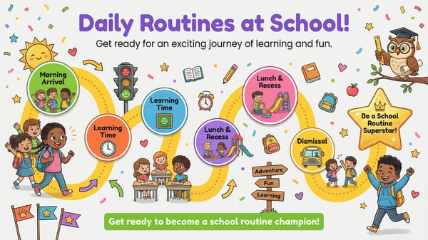 Daily Routines at School: Social Story for Kids