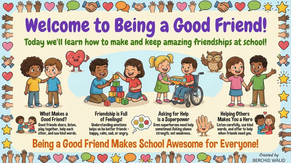 Being a Good Friend: Social Skills Story for Kids