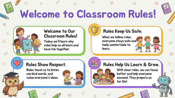 Classroom Rules Social Story: Why Rules Matter