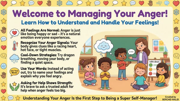 Managing Your Anger: Social Story for Kids