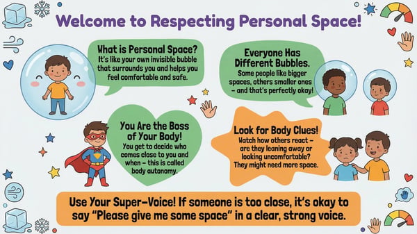 Respecting Personal Space: Social Story for Kids