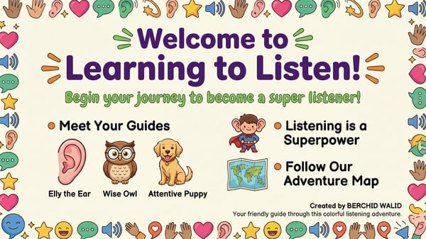 Learning to Listen: Social Story for Kids